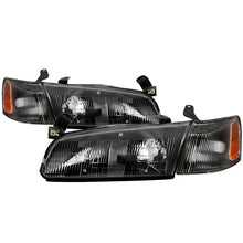 Cargar imagen en el visor de la galería, xTune 97-99 Toyota Camry 4pc OEM Style Headlights w/Corner Lights - Black (HD-JH-TCAM97-SET-BK)