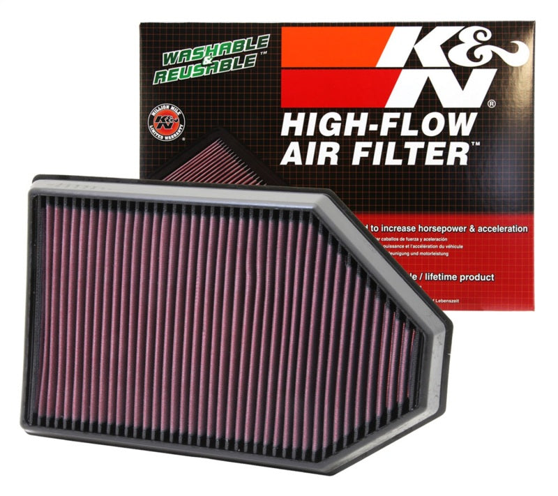 K&N 33-2460 Replacement Air Filter — Fits 11-20 Chrysler 300, Challenger, Charger