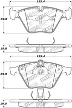 Cargar imagen en el visor de la galería, StopTech Performance 07-09 BMW E90/E92/E93 335i Coupe/Sedan Front Brake Pads D918