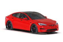 Load image into Gallery viewer, Rally Armor 21-23 Tesla Model S/ S Plaid Black UR Mud Flap w/ Metallic Black Logo