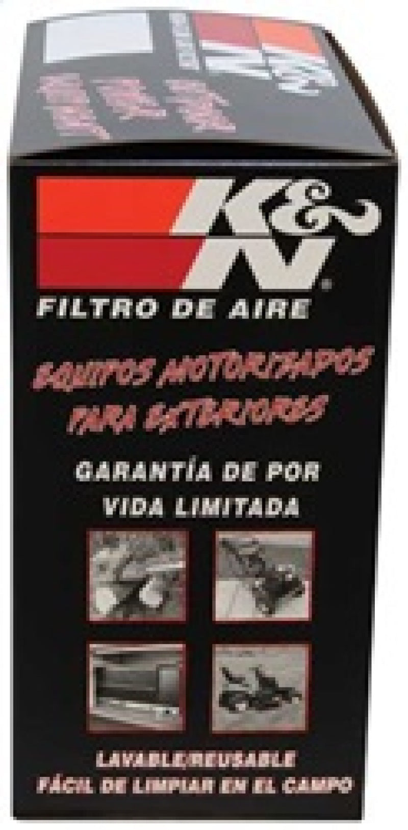 K&N E-4665 Industrial Air Filter Round 5.5in ID / 7in OD / 2.25in H — Fits John Deere, Briggs & Stratton