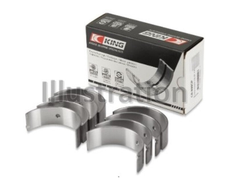 King Engine Bearings Mazda FS-DE L4/FP L4/FS L4  DOHC 16 Valve (Size +0.5) Rod Bearing Set