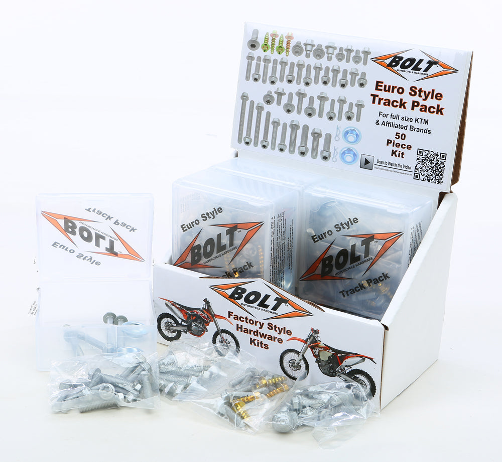 BOLT Euro Style Track Pack II 6/PK Display (2004-6EU)