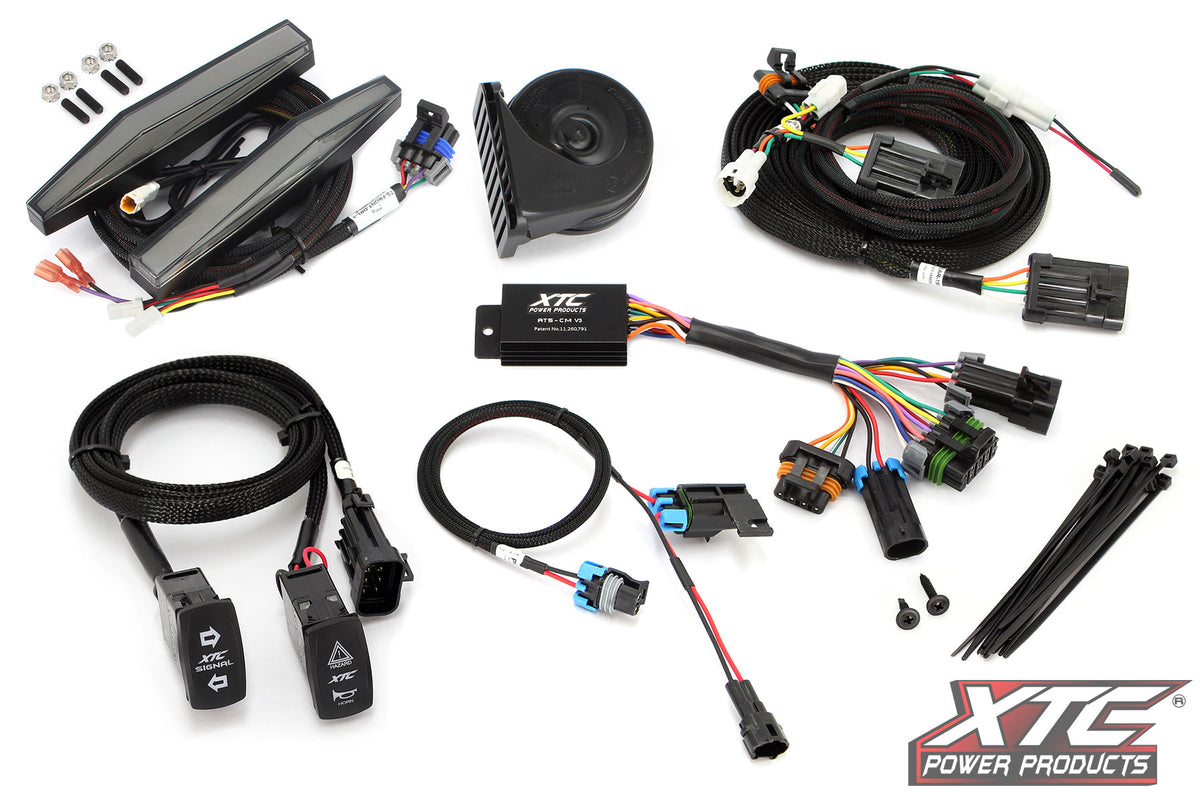 XTC Power Products Auto Turn Signal KIT w/ Horn and Front DRL Lights CAN (ATS-YAM-RM-DRL)