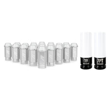 Cargar imagen en el visor de la galería, Mishimoto Aluminum Locking Lug Nuts 1/2 X 20 23pc Set Silver