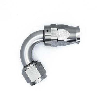DeatschWerks 10 AN 120-Degree Swivel Hose End PTFE - Matte Black