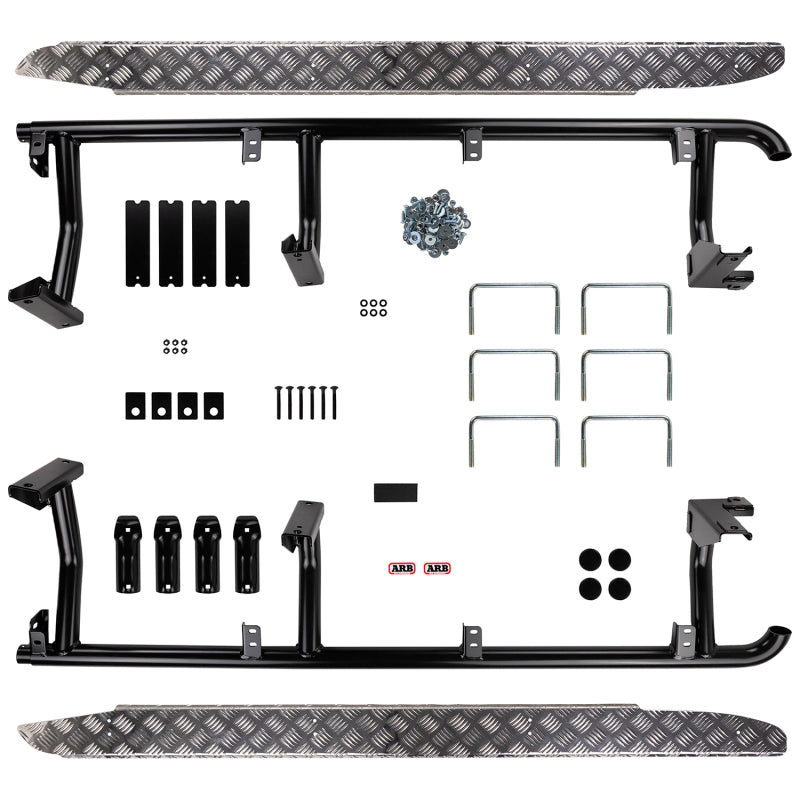 ARB Deluxe Side Rails Rear — Fits 1998-2007 Toyota Land Cruiser