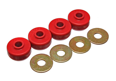 Energy Suspension Hyper-Flex Red Spring Cushions — Fits 1984-1996 Chevy Corvette