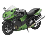 New Ray Toys Kawasaki ZX-14 Street Bike (Green) Scale/ - 1:12