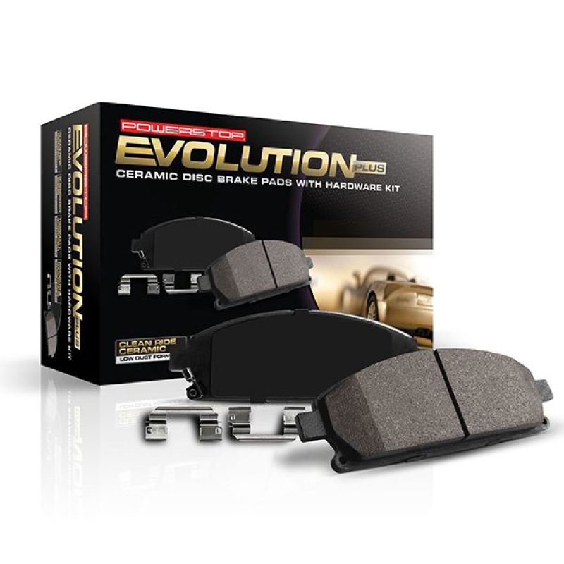 Power Stop 2021 Chevrolet Colorado Front Z17 Evo Ceramic Brake Pads w/Hardware