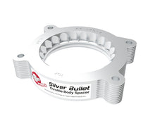 Cargar imagen en el visor de la galería, aFe 2020 Vette C8 Silver Bullet Aluminum Throttle Body Spacer Works w/ Factory Intake Only - Silver