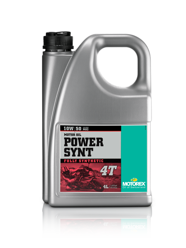 MOTOREX Power Synthetic OIL 10W50 4T 4L (4/Case Sold EA) (305664)