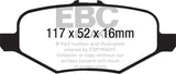 EBC 13+ Ford Explorer 3.5 Twin Turbo 4WD Extra Duty Rear Brake Pads