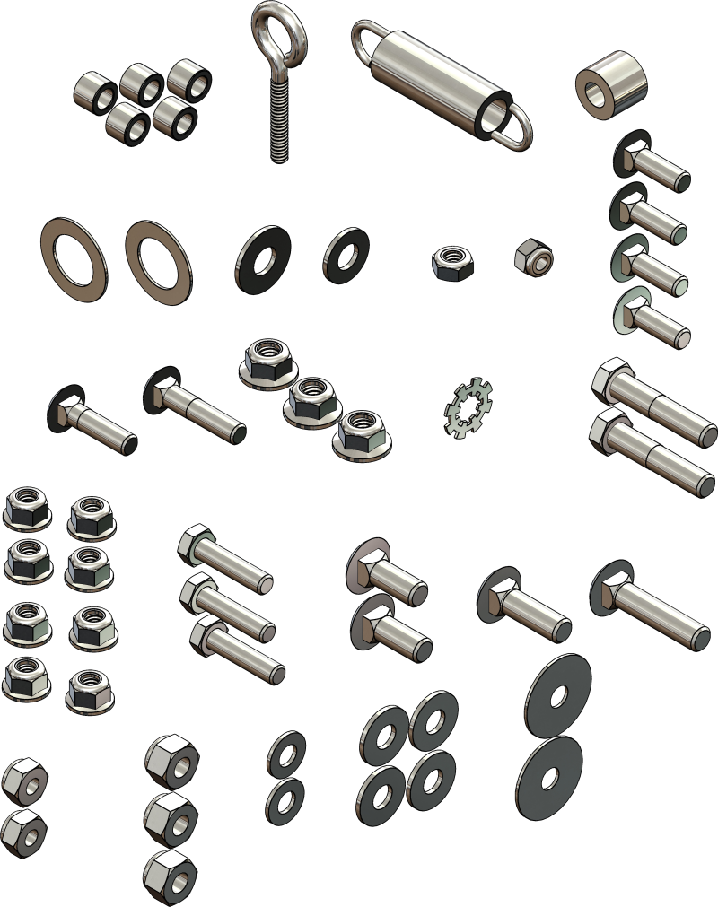 KFI Manual Lift Hardware Kit