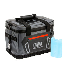 Cargar imagen en el visor de la galería, ARB Cooler Bag Charcoal w/ Red Highlights 15in L x 11in W x 9in H Holds 22 Cans