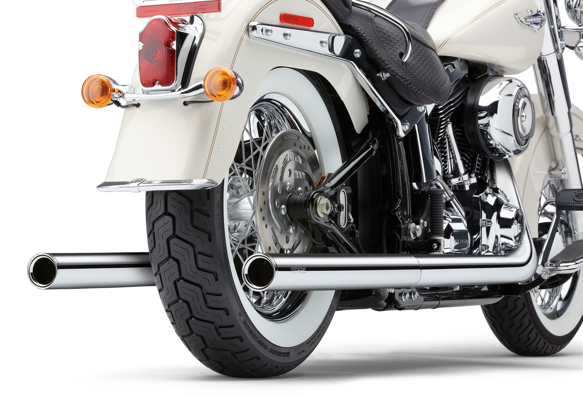 Cobra BAD Hombre True Duals Chrome Softail 07-11 (6985)