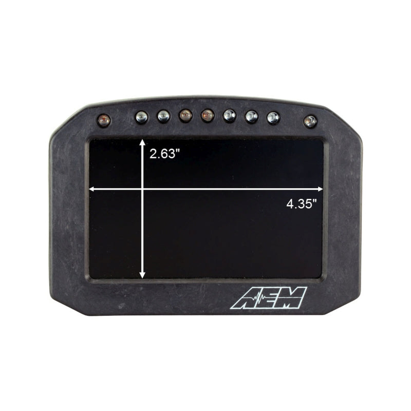 AEM CD-5G Carbon Flush Digital Dash w/ Internal GPS — AEM Gauges