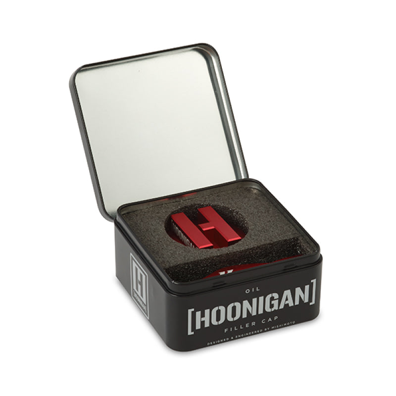 Tapón de llenado de aceite Mishimoto Honda Hoonigan - Rojo