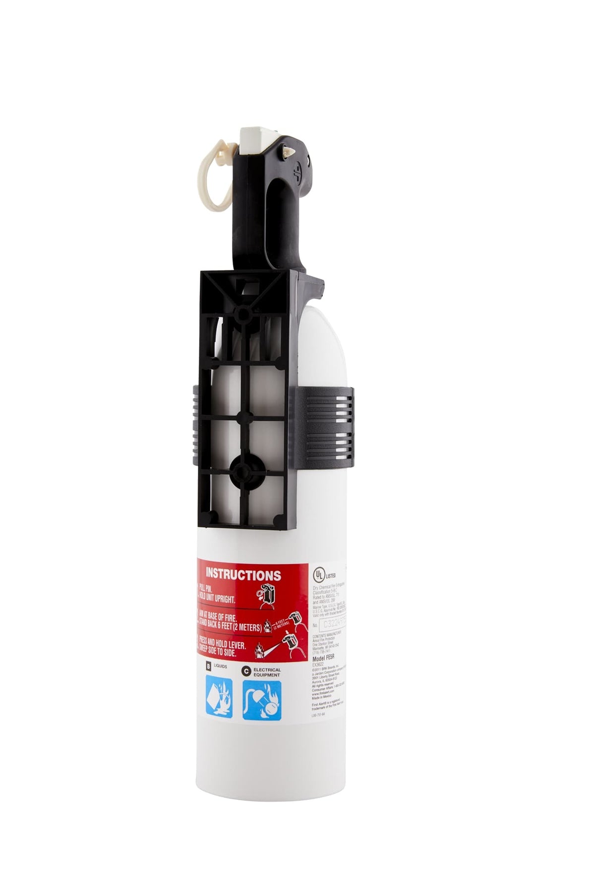 First Alert PWC Fire Extinguisher White 1.4 LB. (FE5R-PWCNA)