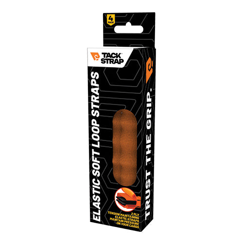 Tack Strap Elastic Soft Loop 4/PK 20" X 1IN (TS-PS-ESL4)