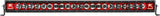 Radiance Plus LED Light Bar, Broad-Spot Optic, 40 Inch With Red Backlight