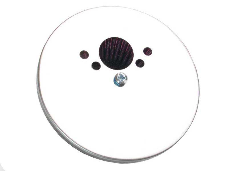 K&N 56-9335 Custom Round Race Filter — Length 6.56in, Width 6.31in, Height 2.25in
