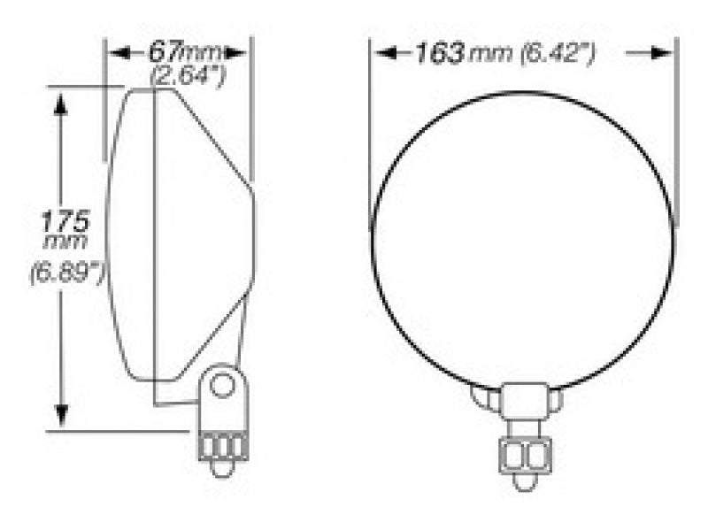 Kit de lámpara de conducción halógena Hella 500FF 12 V/55 W