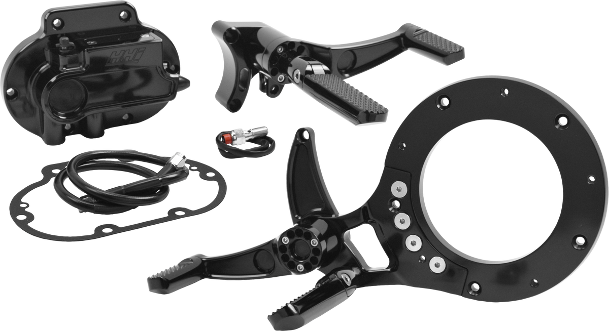 Hawg Halters INC MID-Cntrl KIT HYD Clutch Black FLH 16-20 (MCK-FH16AS-FK)