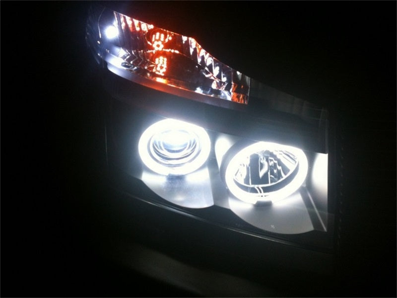 Faros delanteros de proyector Spyder Nissan Titan 04-14/Armada 04-07 CCFL Halo LED Blk PRO-YD-NTI04-CCFL-BK