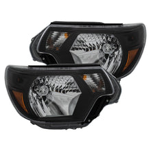 Cargar imagen en el visor de la galería, ANZO 2012-2015 Toyota Tacoma Crystal Headlights Black