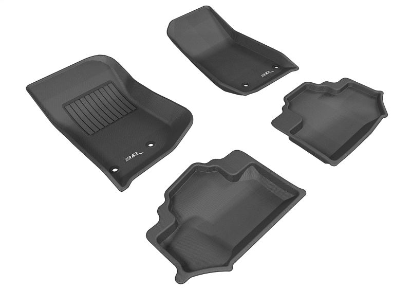 3D MAXpider 14-18 Jeep Wrangler JK 2-Door Kagu Black Full Set