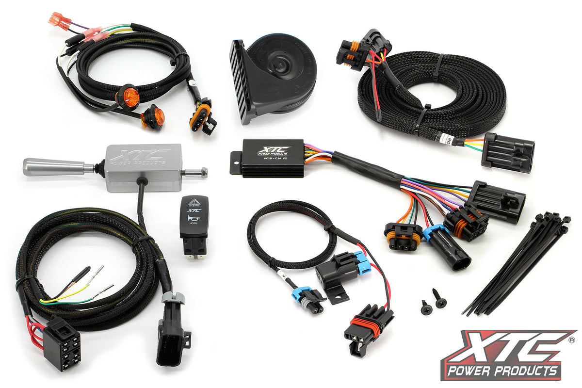 XTC Power Products ATS KIT w/Billet Column Lever (ATS-L-POL-GBU)