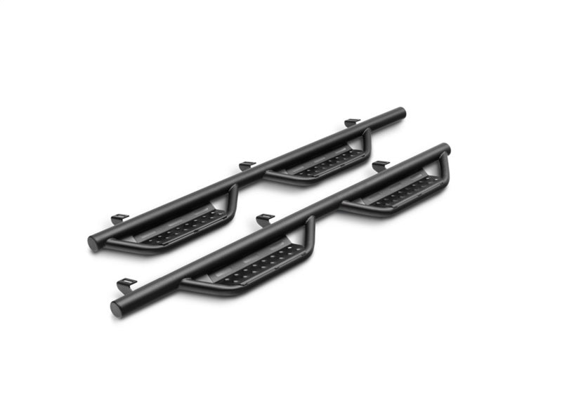 Estribo Nerf N-Fab RS para Jeep Wrangler JK 4DR 07-18, longitud completa, negro tejano