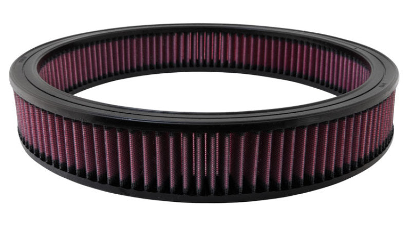K&N Round Air Filter - 14in OD / 12in ID / 2.313in Height — Fits 1979-1980 Peugeot 604 & Custom Applications