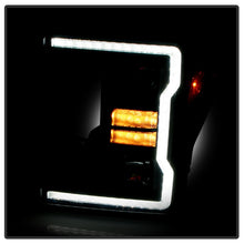 Cargar imagen en el visor de la galería, Spyder Signature 20-22 Ford F250/F350 (Halogen) Proj. Headlights - Black (PRO-YD-FS20HALSI-SEQ-BK)