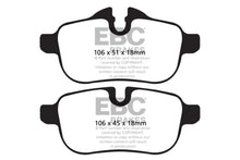 Cargar imagen en el visor de la galería, EBC 09+ BMW Z4 3.0 (E89) Greenstuff Rear Brake Pads