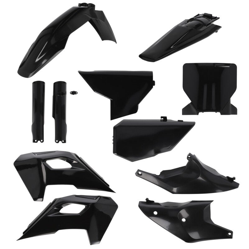 Acerbis 23-24 Husqvarna 250-450 FC/ FX/TC/ TX Full Plastic Kit - Black (2986610001)