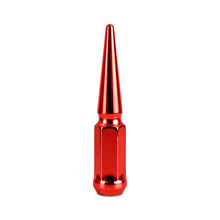 Cargar imagen en el visor de la galería, Mishimoto Mishimoto Steel Spiked Lug Nuts M14 x 1.5 24pc Set Red