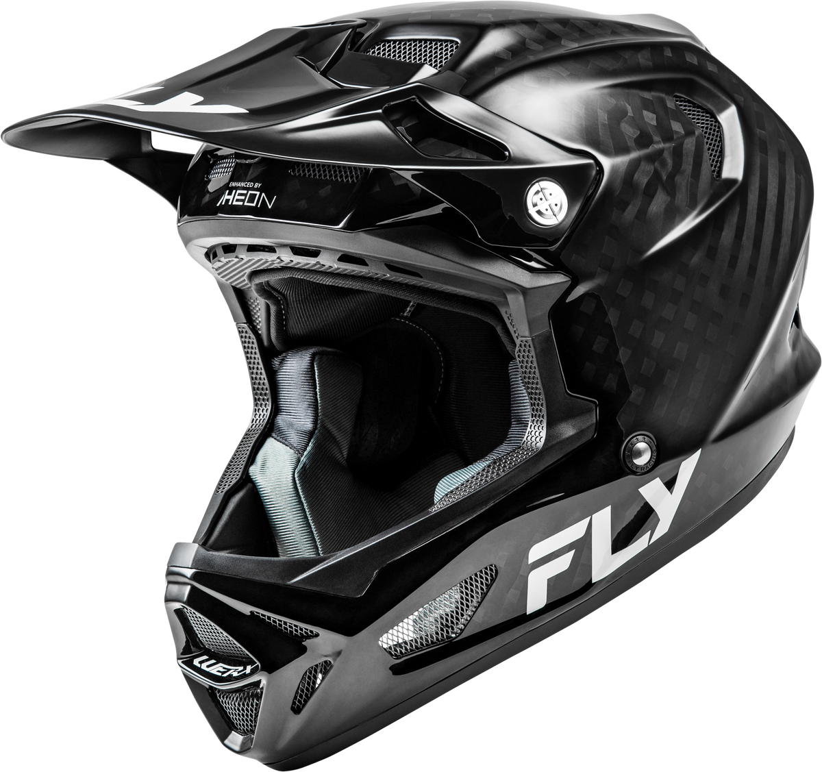 Fly Racing Werx-R Carbon Helmet Black Carbon LG (73-9234L)