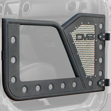 Cargar imagen en el visor de la galería, DV8 Offroad Jeep 18+ Wrangler JL / 20+ Gladiator JT Rear Rock Doors w/ Perforated Aluminum Mesh