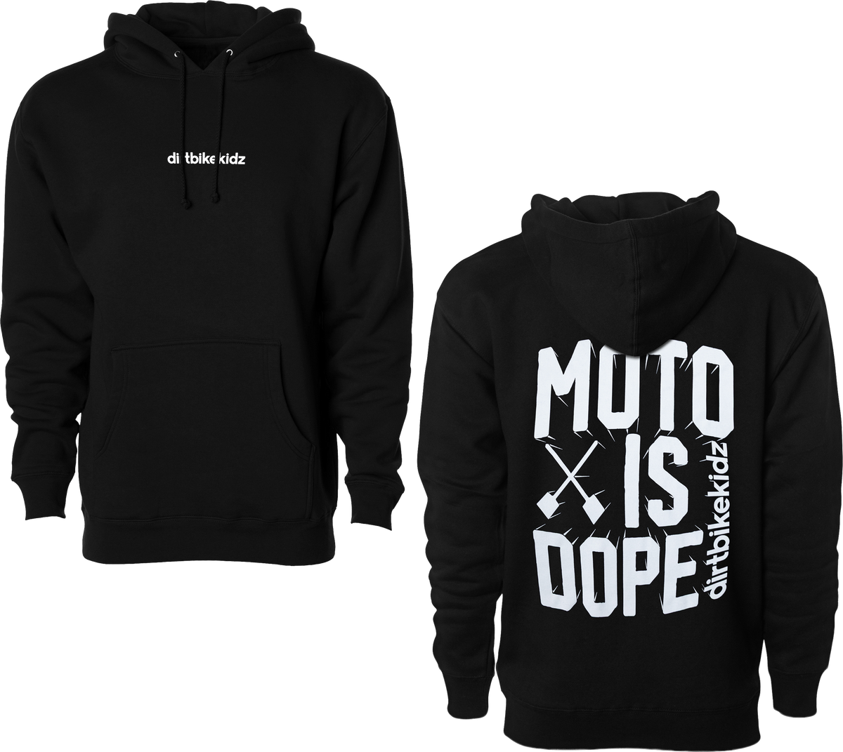 DBK Moto IS Dope Hoodie Black XL (AH-MOTODOPE-XL)