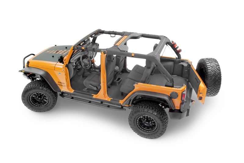 Kit de piso BedRug 07-16 Jeep JK Unlimited 4Dr Front 4pc BedTred (incluye protectores térmicos)