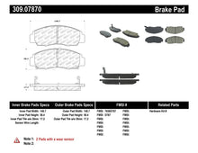 Cargar imagen en el visor de la galería, StopTech Performance 04-09 Acura TSX / 09 Accord V6 Coupe ONLY Front Brake Pads