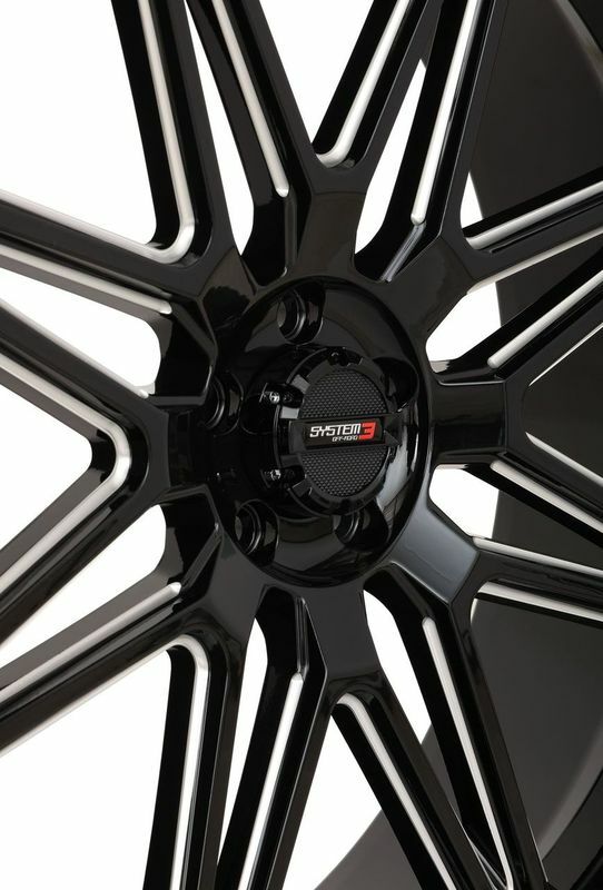 System 3 ST7 Wheel 24X9 5+4 (0MM) 4/137 Gloss Black Milled (24S3-7237)