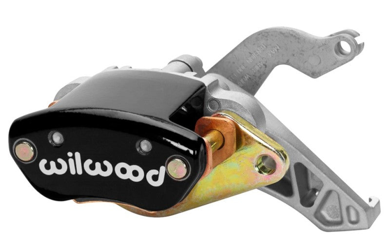 Wilwood MC4 Mechanical Parking Brake Caliper - Black w/ Logo 1.19in Piston .81in Disc