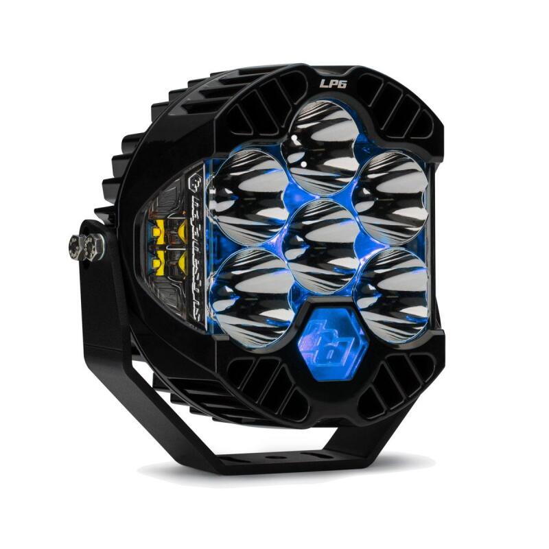 Baja Designs LP6 Pro 6in LED Driving/Combo Light — Blue Lens