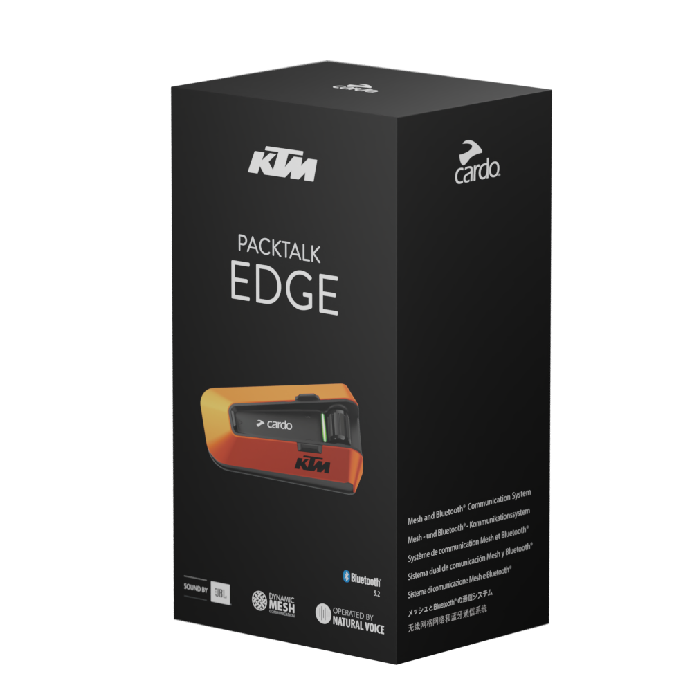 Cardo Packtalk Edge Single KTM Edition (PT200020)