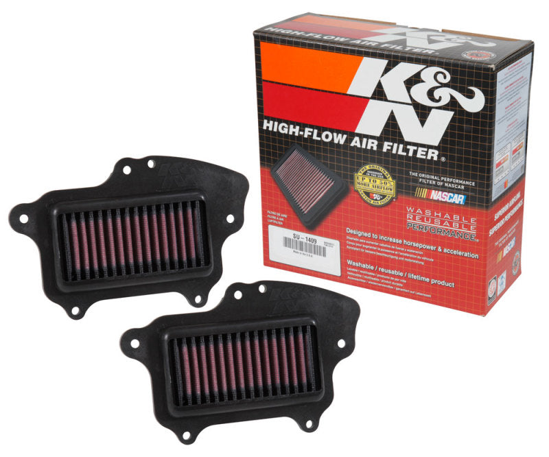 K&N Replacement Air Filter SU-1409 (Set of 2) — Fits 2009-2019 Suzuki M90/C90 Boulevard