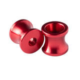 Carretes basculantes Vortex Racing de 8 mm, color rojo