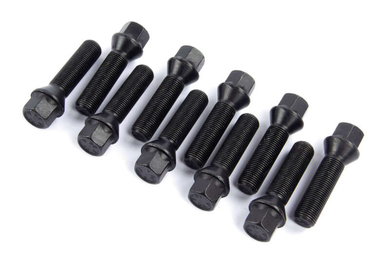 Dinan Lug Bolts - Cone Seat - M14x1.25 - 45mm - Black (Set of 10) (D220-0006)